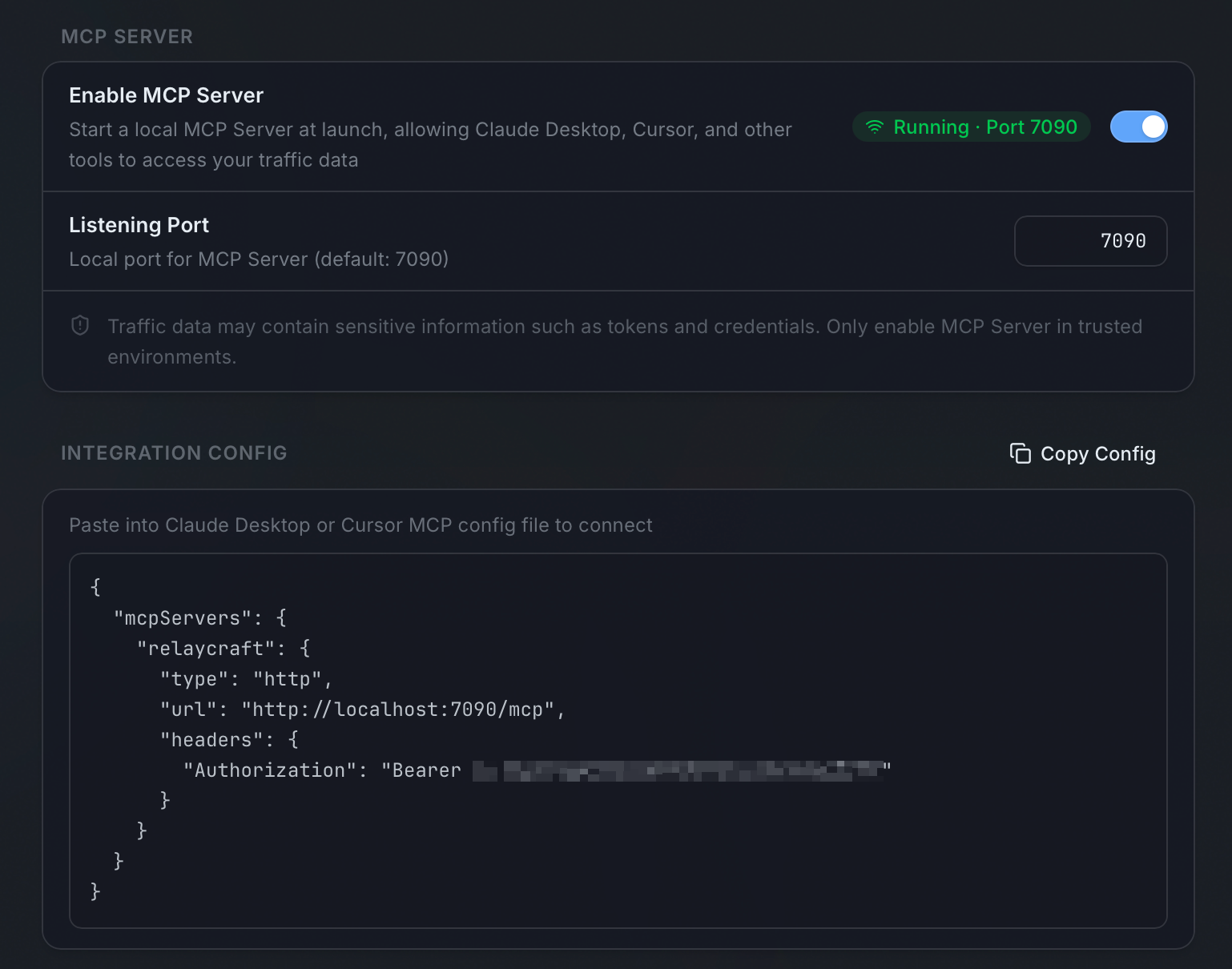 Built-in MCP Support